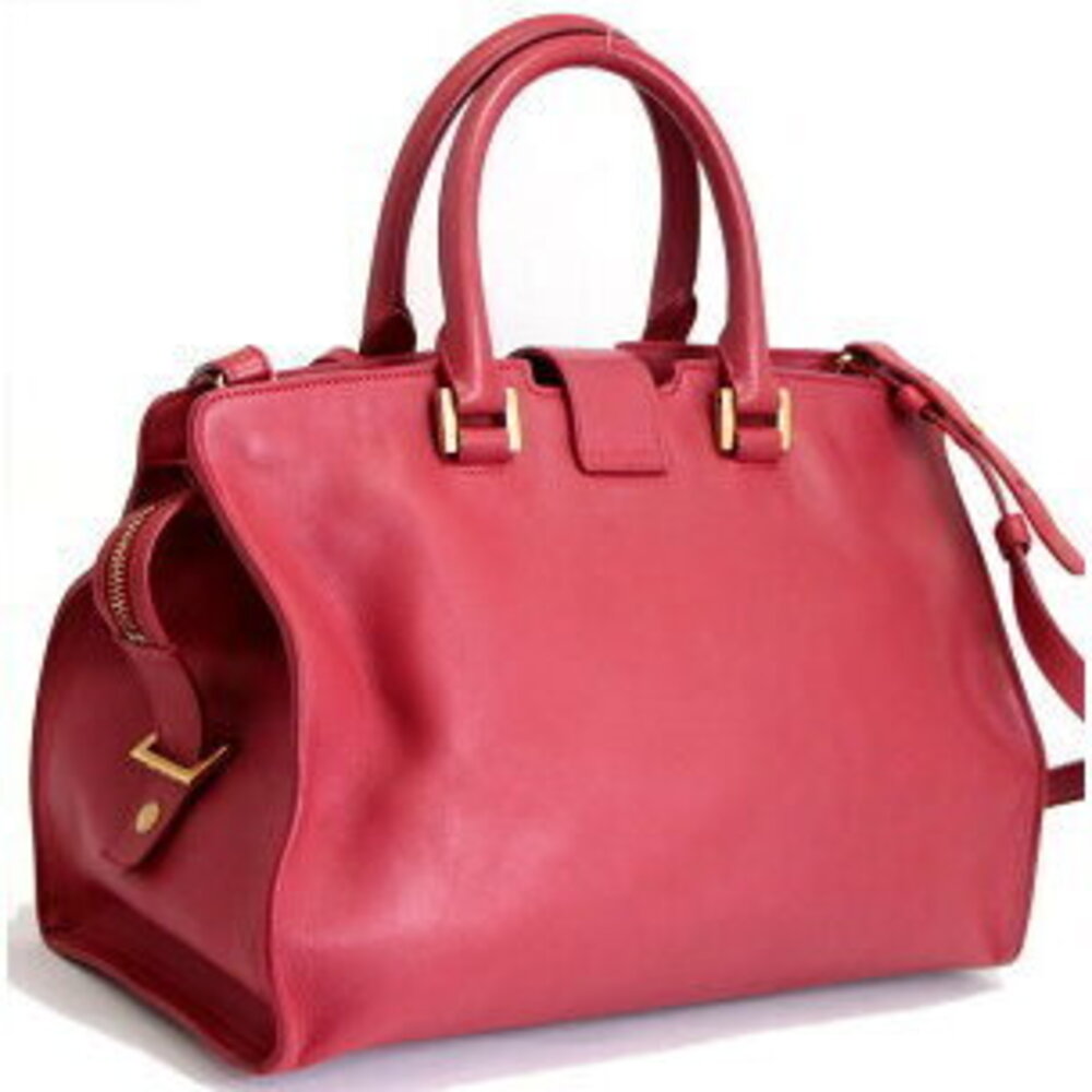 Saint Laurent Paris Cabas Bag Red Leather GG - Picture 2 of 6